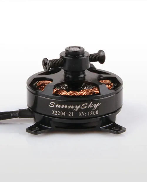 

SUNNYSKY X2204 20G 2S 1800KV/1480kv 50W Brushless Motor, 340g Thrust HD8040 9047 prop