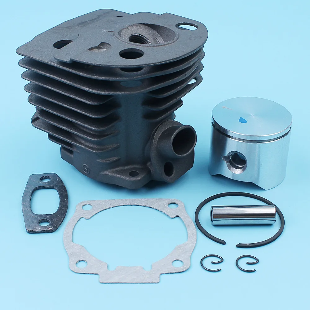 45mm Nikasil Plated Cylinder Piston Gasket Kit For Partner Formula 500 Chainsaw Replacement Spare Parts 5