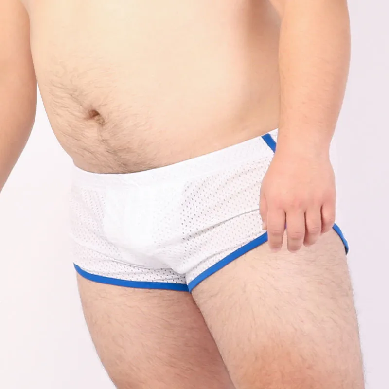5 PCS/LOT New Arrival Male Mesh Underwear Men's Net Boxers Breathable Underpants Arrow Pants Shorts 6 Colors M L XL XXL XXXL 2