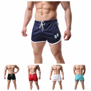 

Summer Men shorts to lose weight men's black bodybuilding shorts men's fitness shorts