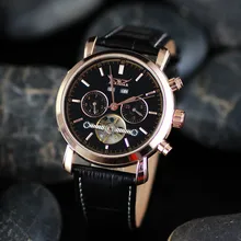 Luxury Brand Механическая Календарь 3 Циферблаты Неподдельной Кожи Платье Бизнес Наручные Часы для Мужчин Мужской + Качество OP001