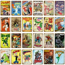 Dibujos Animados película Comics TV Series Metal carteles póster Retro Vintage arte Kraft pared pintura placa decorativa Bar Pub niños habitación Decoración