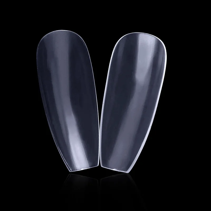 Прямая поставка 600 шт длинные прозрачные цветные французские накладные ногти советы балерина гроб форма полное покрытие маникюрные инструменты для ногтей