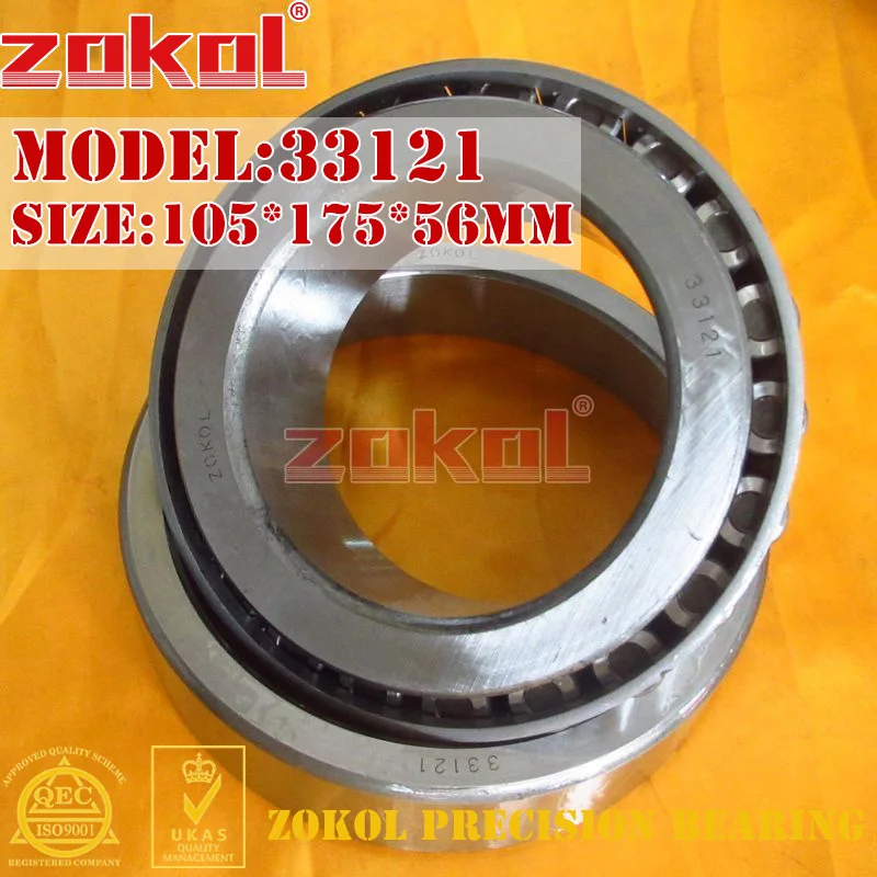 Подшипник ZOKOL 33121 3007721E конический роликовый подшипник 105*175*56 мм|bearing bearing|bearing roller