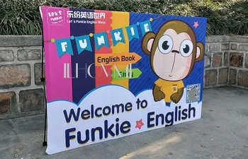 

Customized Backdrop Poster With Display Stand Wall&Media/Wedding/Party Flower Wall&Fabric Tension Banner Pop Up Exhibition Booth