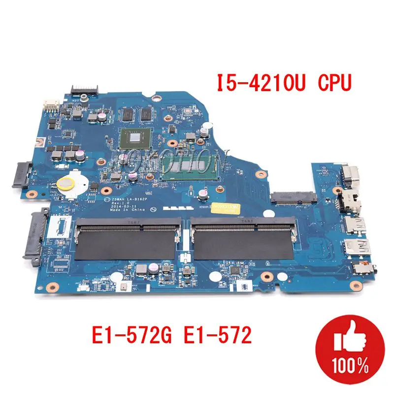 NOKOTION Z5WAH материнская плата для ноутбука Acer aspire ПК с ЦП 820M GPU DDR3 NBMLB11004 NB.MLB11.004|laptop