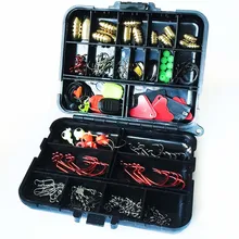 128 шт. приманки инструменты набор крючков с рыболовных снастей Lua. Рукоятки крючки привести держатель