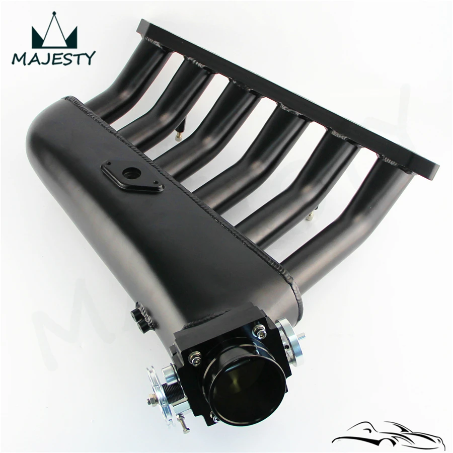 

Fits For BMW E36 E46 M50 M52 325i 328i 323i M3 Z3 E39 528i Intake Manifold Black +80mm Throttle body