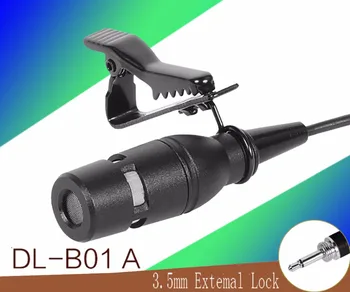 شراءمصغرة المحمولة كليب على التلبيب Lavalier حر اليدين 3.5mm الخارجية المسمار قفل جاك ميكروفون للكمبيوتر PC محمول