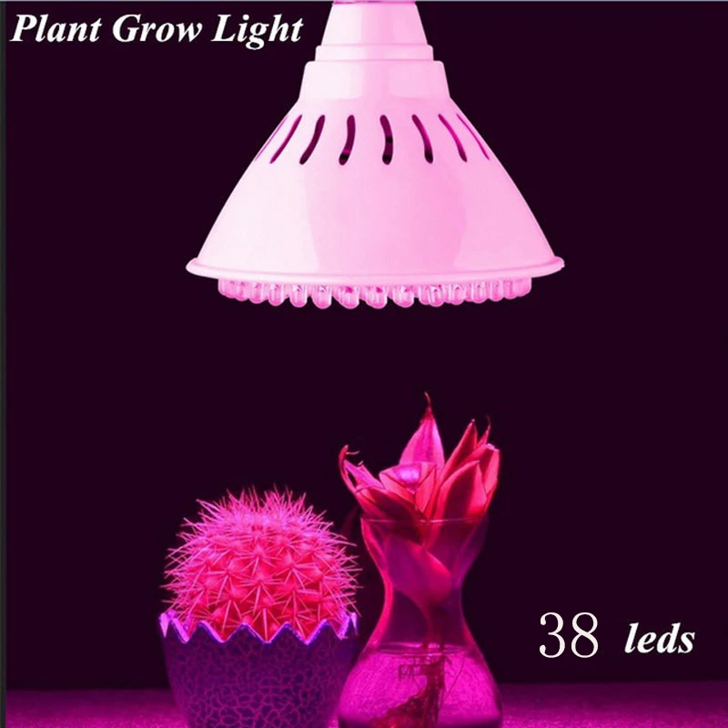 

2W E27 220V 38LEDs by 32Red & 6Blue LED Grow Lights promote Plant flower Hydroponics Photosynthesis Lamp blubs
