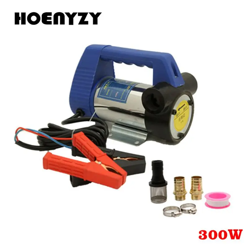 

Mini DC 12V 24V 300W 50L/MIN Electric Automatic Transmission Oil Pump Diesel Fuel Water Transfer Oil Suction Pump