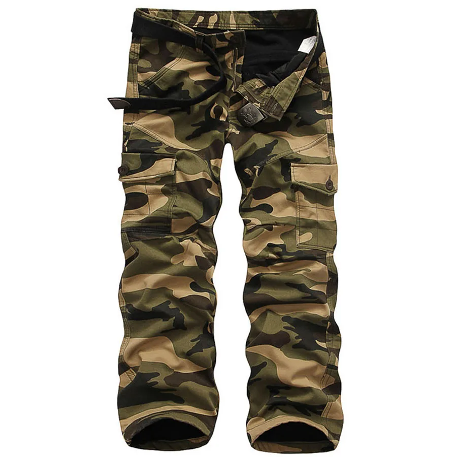 

New Men's Camouflage Military Pants Men Casual Camo Cargo Trousers Hip Hop Joggers Streetwear 2018 Urban Overalls Tactical Pants