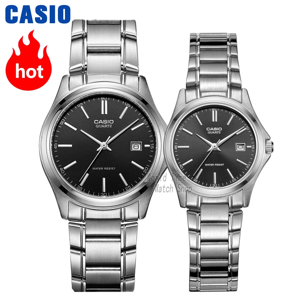 Ceny Zegarek Casio mężczyzn Para Oglądaj zestaw najlepszych marek luksusowe panie Zegar Zegarek Kwarcowy zegarek Sport mężczyźni oglądać Wodoodporne kobiety zegarki Luminous Para Projekt Model relogio feminino masculino