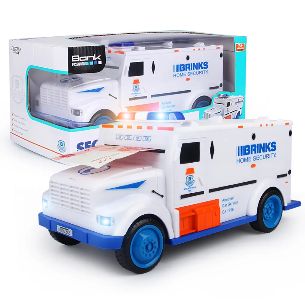 

Kids Girls Toys For Children Innovative Cash Truck Shape Saving Pot Box Cultivate Children's Saving Money