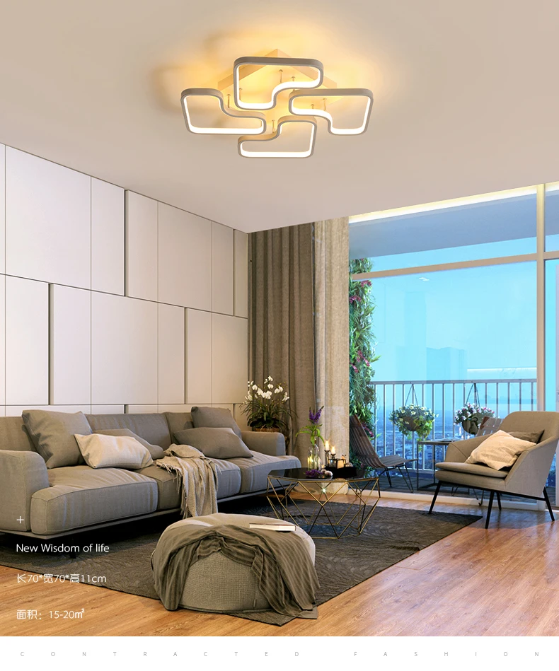 led ceiling light modern lamp fixture 13