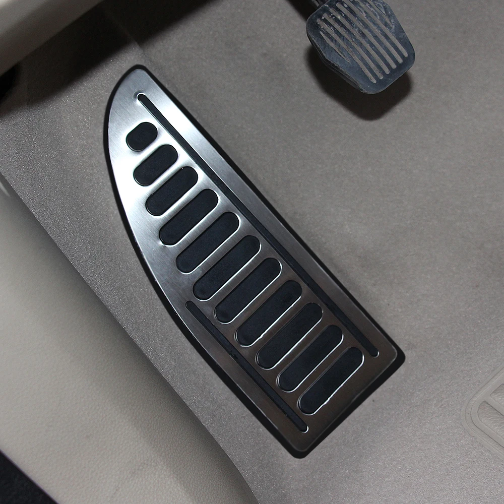 Car Pedals Pedal Cover Stainless Steel Pedal Cover Auto Car Pedal Footplate Footboard Foot Rest Pedal Cover for Ford Focus 2 3 4 MK2 MK3 MK4 Fiesta Mondeo Fusion Kuga Escape