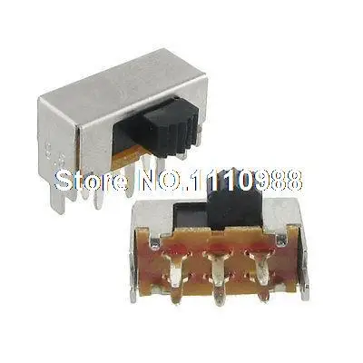 

5 x SK22F09-G4 6 Pin 2 Position 2P2T DPDT Panel Horizontal Slide Switch PCB DIY