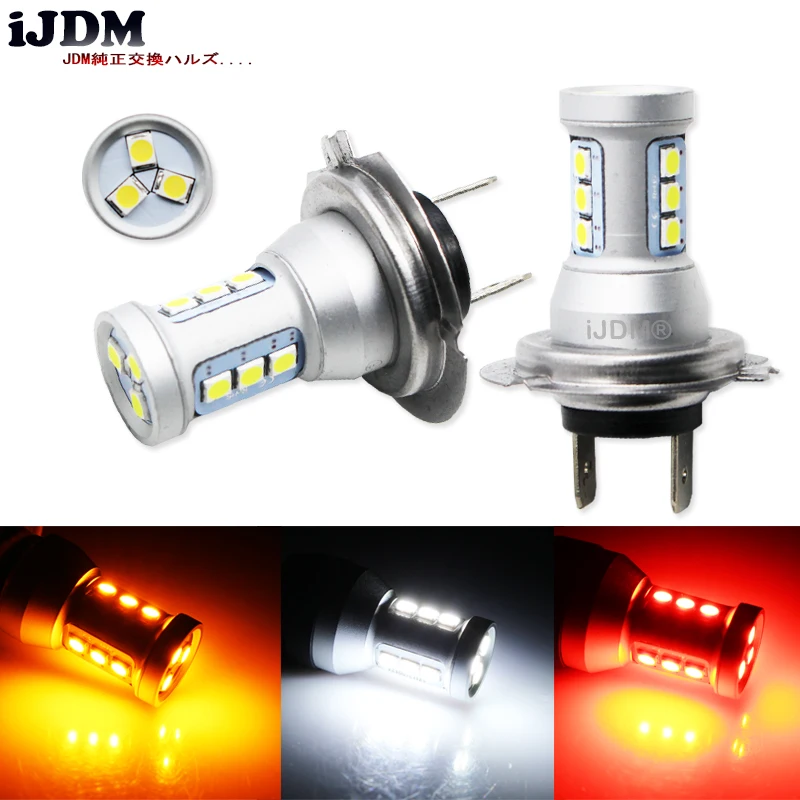 iJDM Max 20W High Power XBD Type H7 LED Bulbs For Hyundai Genesis Sonata Veloster Accent on Beam Daytime Running Lights 12V | Автомобили и