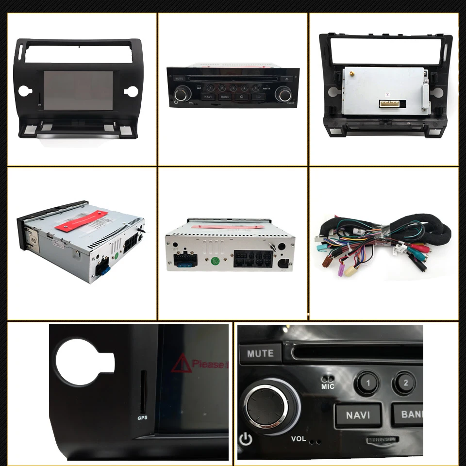 Clearance KLYDE 7" 4GB RAM 32GB ROM Octa Core PX5 Android 8.0 7.1 BT Car DVD Multimedia Player GPS For Citroen C4 Quatre Triumph 2004-2012 6