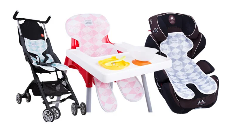 3D сетчатая детская коляска для новорожденных, подушка для защиты шеи, подушка для автомобиля, летняя Подушка для стула, подушка для стула матрац для кровати