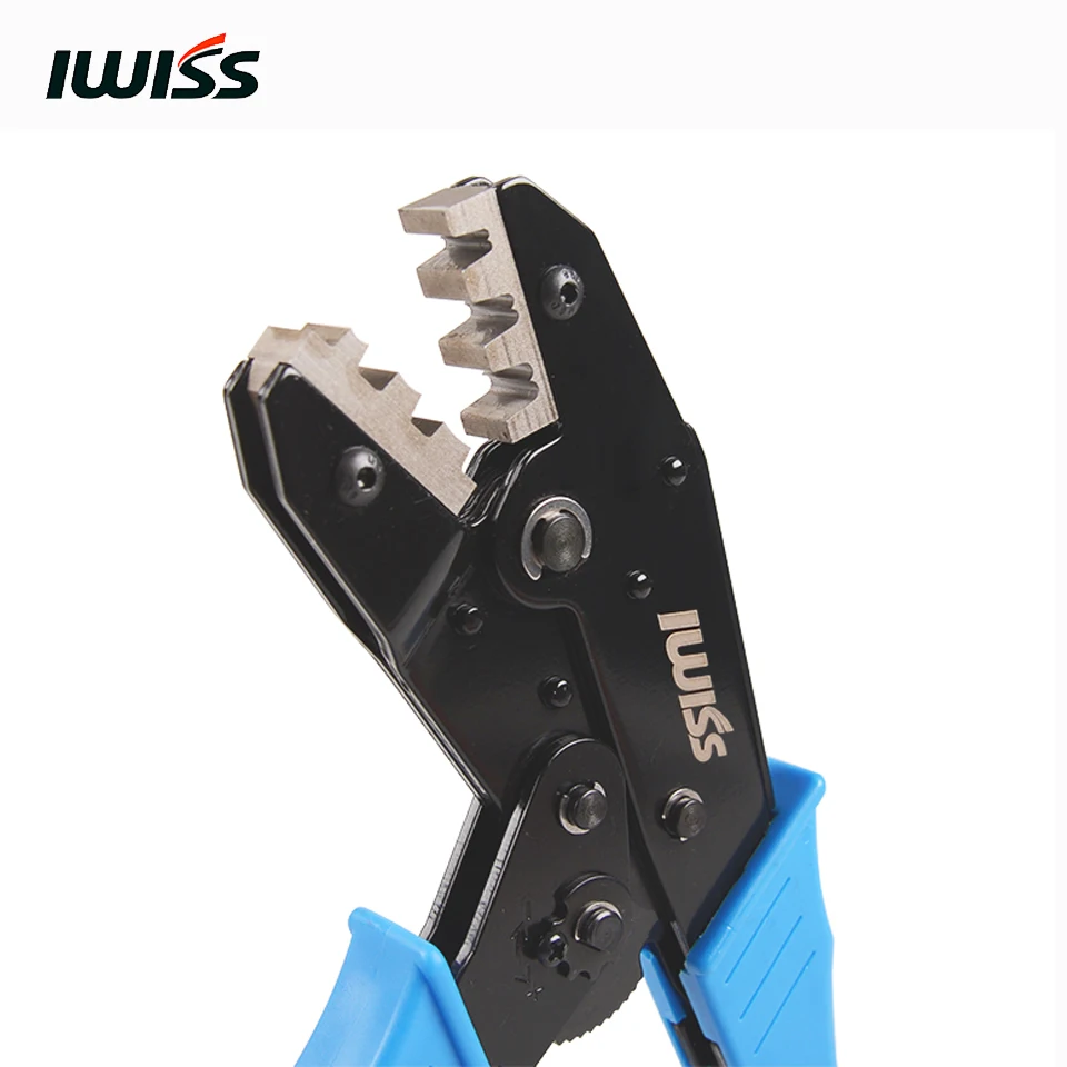 IWISS обжимные плоскогубцы инструменты для обжима 20-10AWG 0,5-6mm2 454A/454B/454C u-образные медные проволочные зажимы