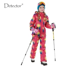 Freies Verschiffen Winter Im Freien Kinder Kleidung Set Winddicht Ski Jacken + Hosen Kinder Schnee Sets Warme Skifahren Anzug Für Jungen mädchen