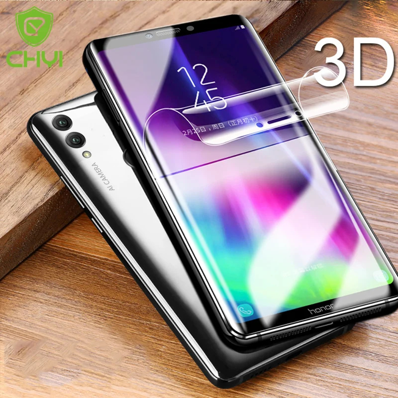 CHYI для huawei honor note 10 Оригинальное защитное стекло Силиконовое изогнутое nano ремонт
