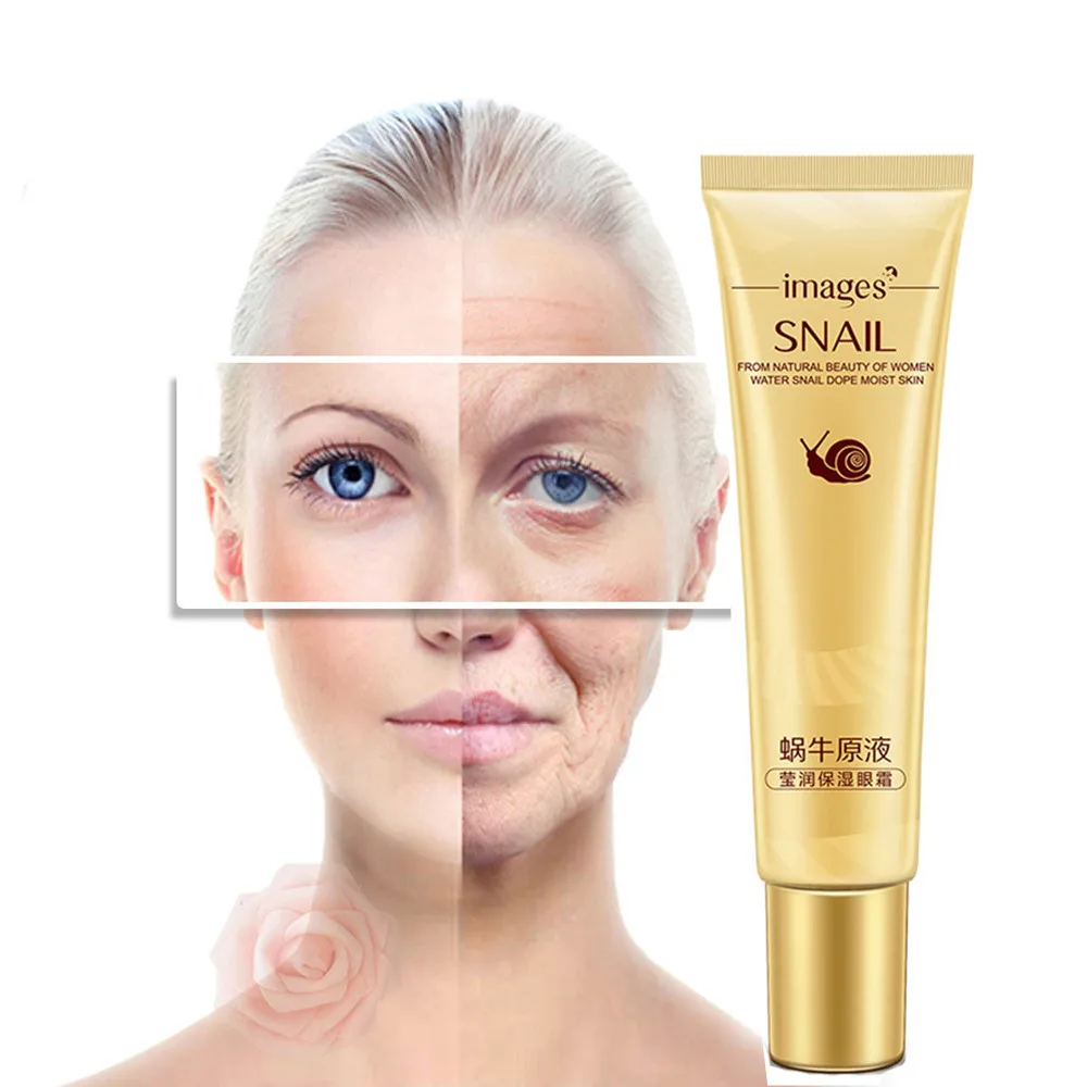 Snail Essence liquid Deep Moisturizing Anti aging Eye Cream Remove Dark Circles Effectively Care