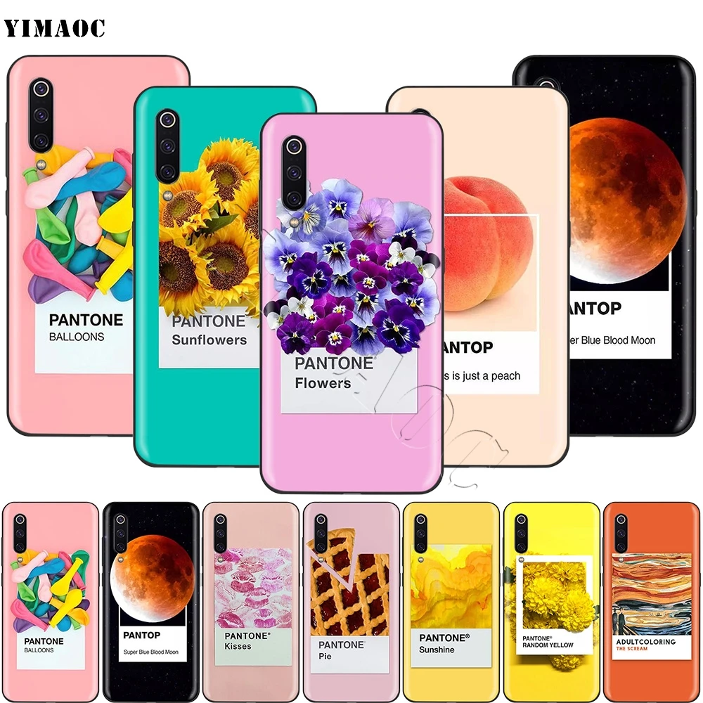 

YIMAOC Pantone Candy Color Fruit Aesthetics Case for Xiaomi Redmi mi Note MAX 3 6a 7 6 8 9 se mi6 mi8 a1 a2 Lite pocophone f1