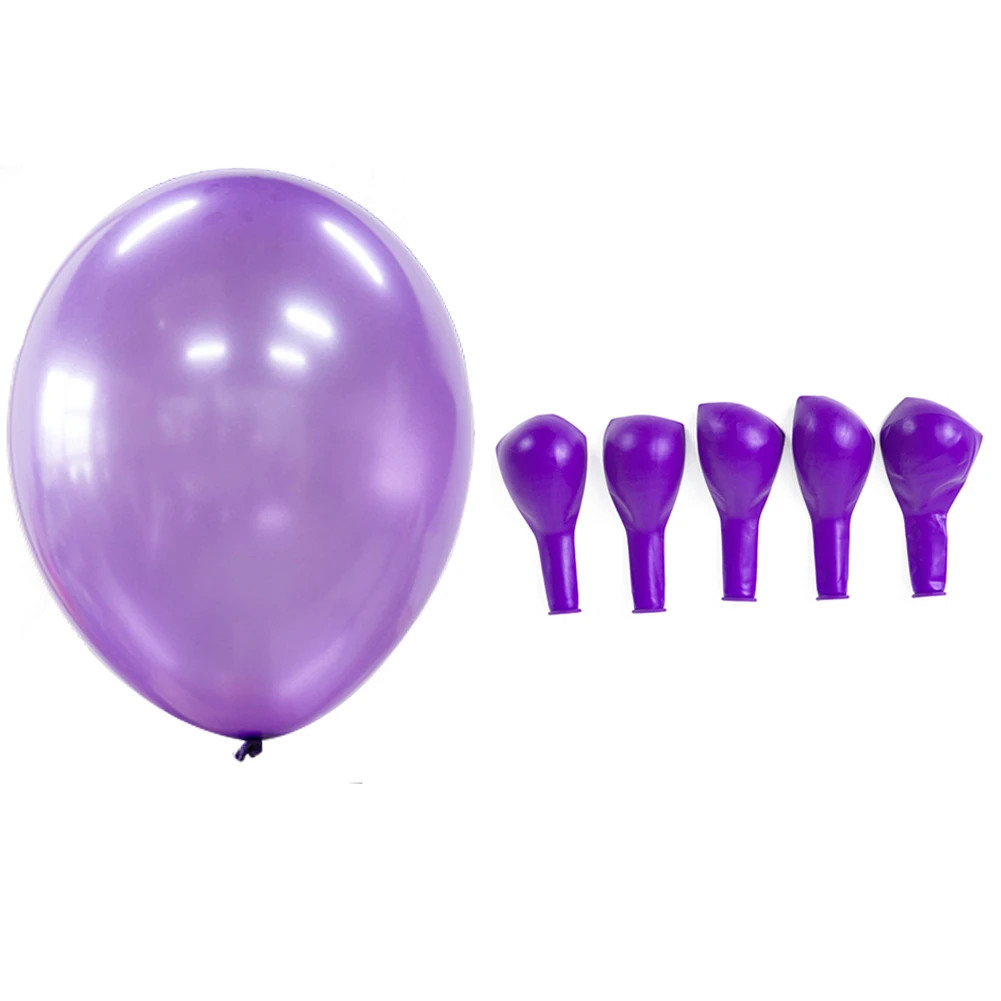 15 шт. 12 дюймов Свадебные украшения чистый белый латексный воздушный шар с днем рождения вечерние свадебные декорации Аксессуары для мероприятий - Цвет: Purple