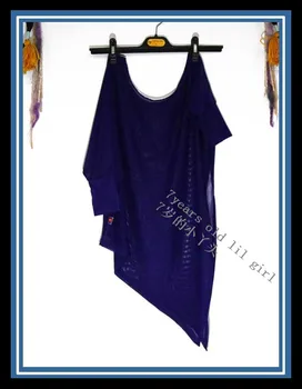 

Transparent thin belly dance Bat sleeve top CUF13