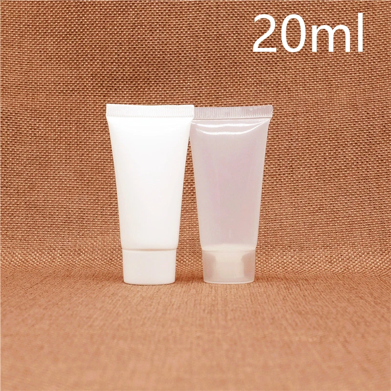 Plastic 20ml Cosmetic Lotion Bottle Refillable Cleanser Hand Cream