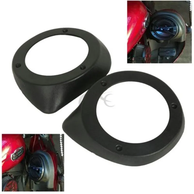 Motorcycle Vented Lower Fairing ABS 6.5" Speaker Pods For Harley