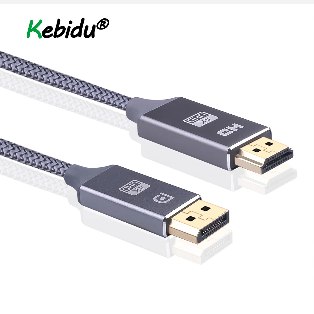 Дисплей порт к HDMI кабель 4 30 Гц Адаптер DP для проектора lenovo ноутбука дисплей
