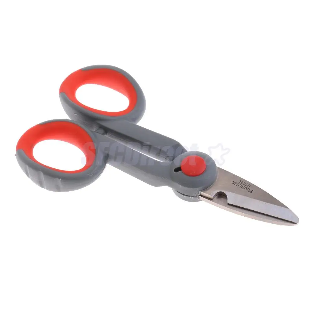 Multi Function Portable Fishing Scissors Line Cutter Shears Fishing Tools
