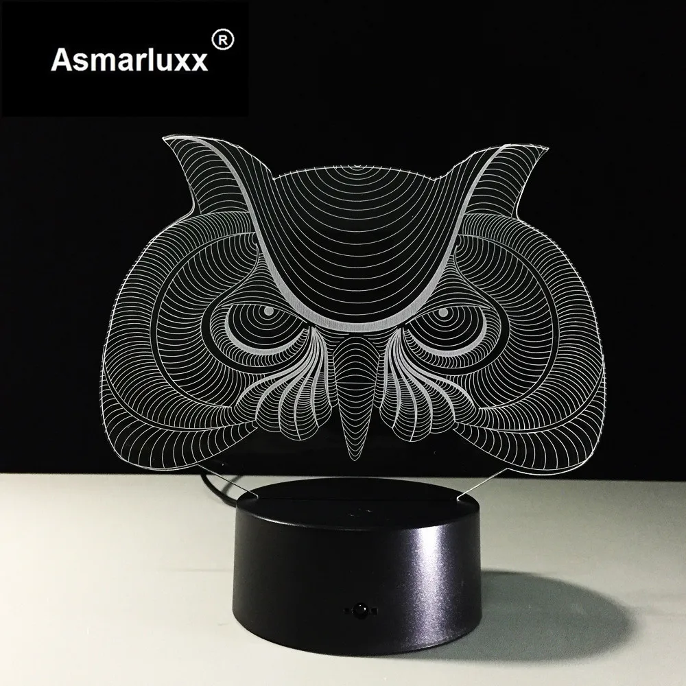 Asmarluxx 3d led lamp9106