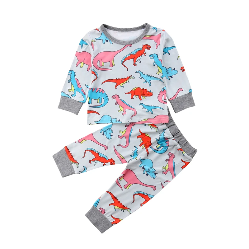 Baby Girl Clothing Newborn Baby Girls Dinosaur Clothes Kids Long Sleeve