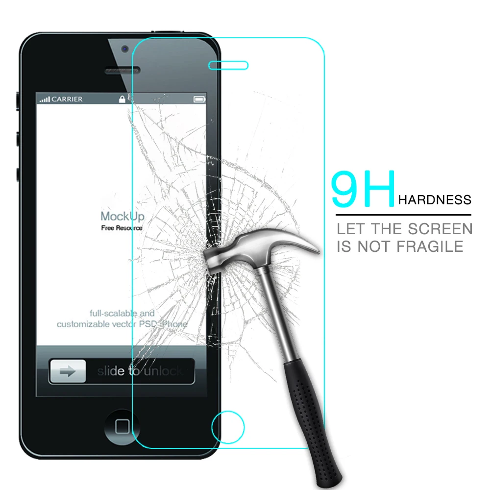 Screen Protector Für iphone 5 5 S Gehärtetem Glas Für iphone SE Glas Für iphone 7 8 Film Für iphone