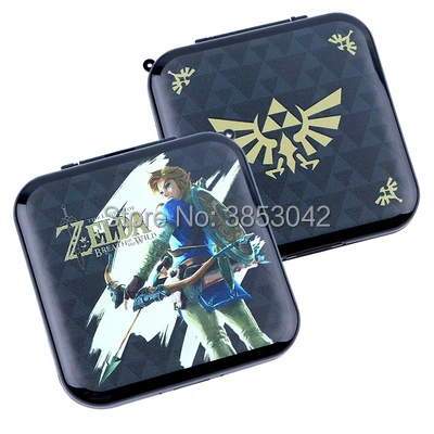 Waterproof Anti-Shock Game Card Storage Box with 12 Game Card Slots and 12 Micro SD Card Holders for Nintend Switch