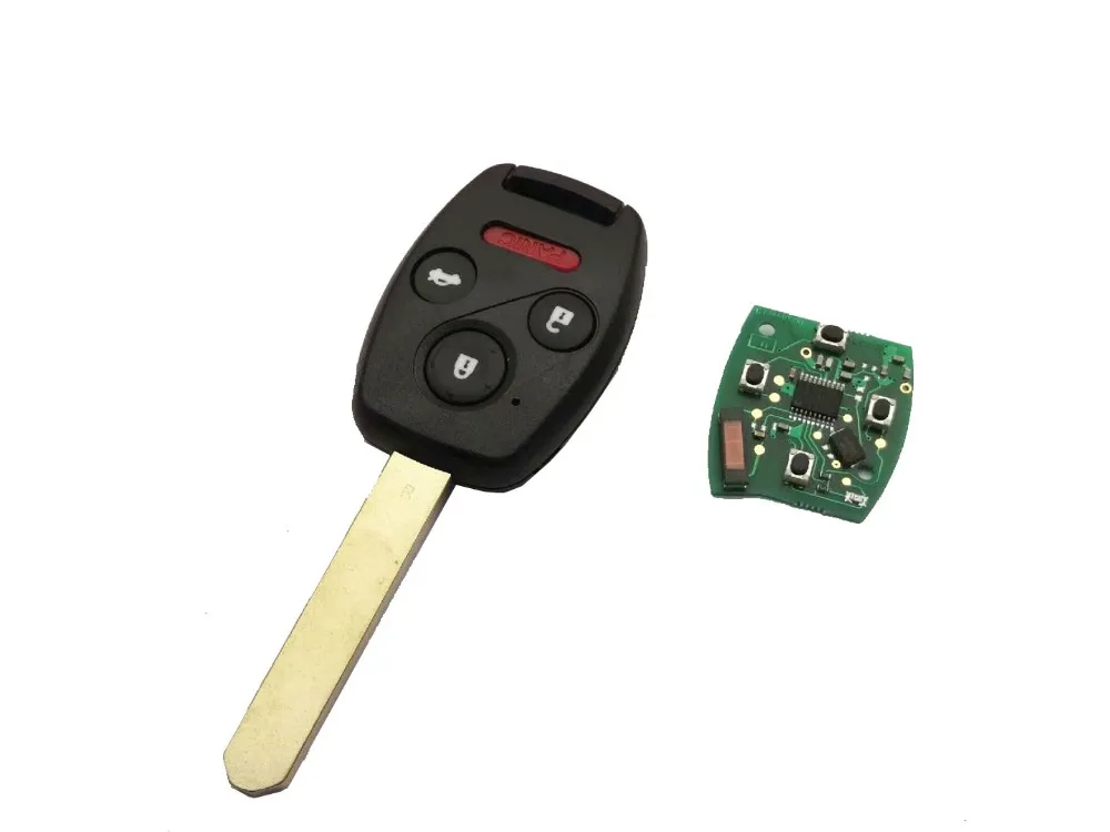 QCONTROL дистанционного ключа для Honda S0087-A Accord Элемент пилотный гражданский CR-V HR-V Fit Insight городской Джаз Odyssey с ID46 чип