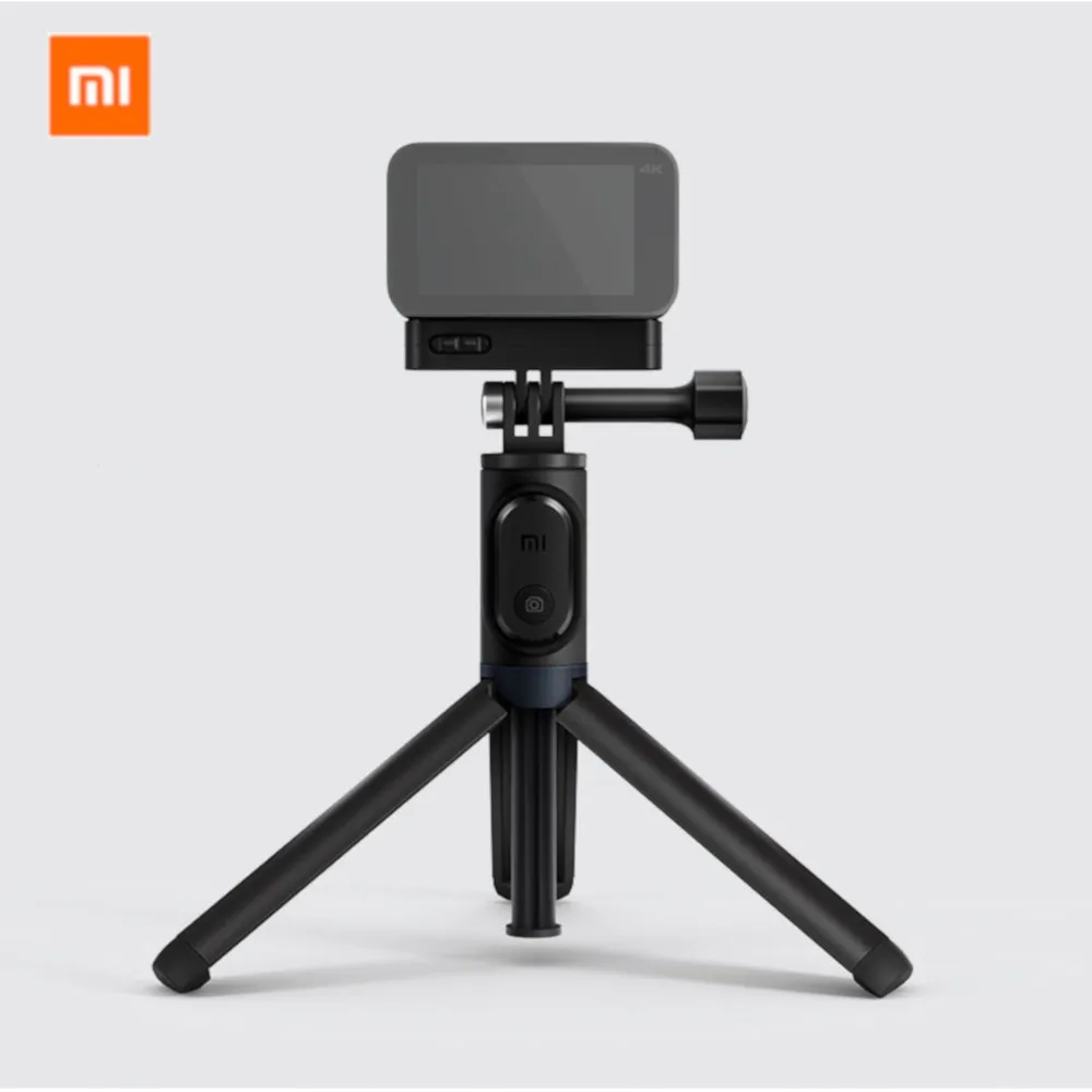 

Original Xiaomi Mijia Sports Camera Selfie Stick for GoPro Hero 6 5 7 4 for Mijia Wireless Remote Control 360 Rotation Tripod