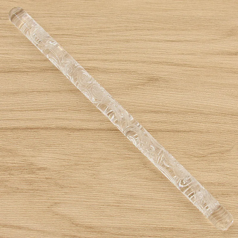 

Wave Pattern Transparent Acrylic Rolling Pin, Carving, Clay DIY Embossing Texture Printed Polymer Clay Tools