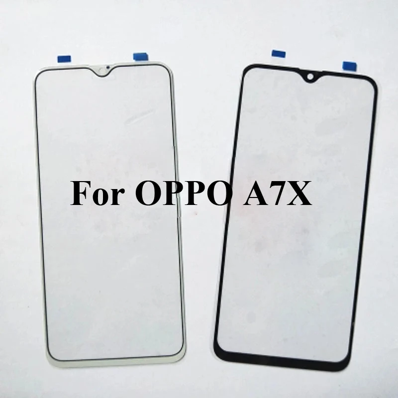 2 шт. для OPPO A7X стеклянная линза сенсорный экран Внешний A7 X OPPOA7X крышка без flex A