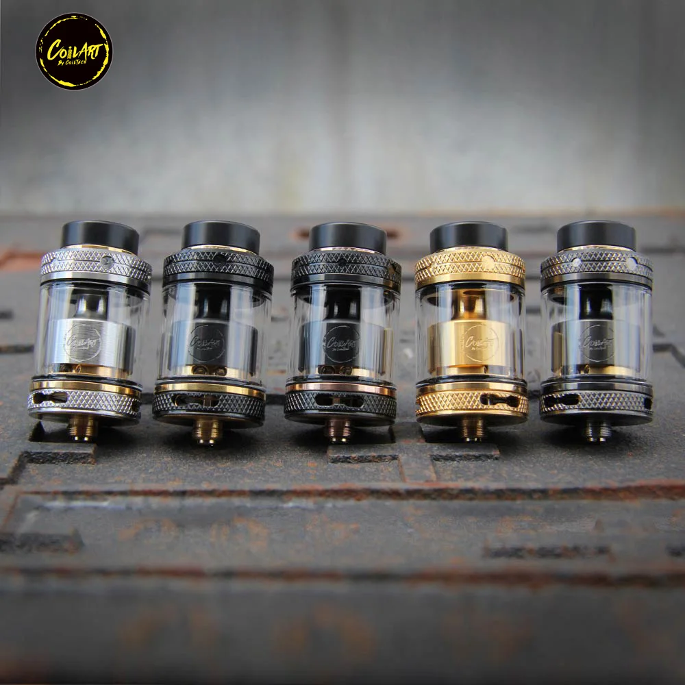

Original Coilart Mage RTA V2 Vape Tank 24mm Vaporizer Rebuildable Atomizer Fit 510 Thead Mod Electronic Cigarette cartridge
