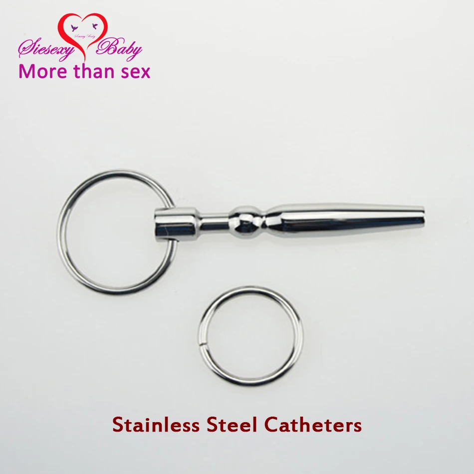 

DA-022 80mm Hollow Urthral Dilators Stainless Steel Urethral Plug Penis Plug Urethra Sounds Tube Stretching Sex Toys for Men