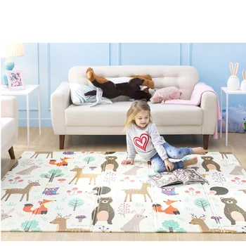 

MrY Room Crawling Pad Folding Mat Baby Carpet New Baby Play Mat XPE Puzzle Children's Mat Thickened Tapete Infante Baby