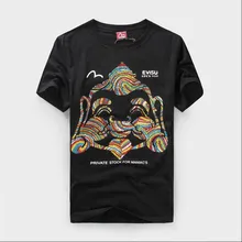 Buddha head gedruckt t-shirt männer hip hop streetwear 2017 neue stil Mode T-shirt Homme Casual Kurzarm Sommer Herren t-shirts