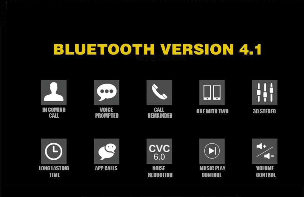 Спортивная bluetooth-гарнитура GDLYL, беспроводные музыкальные наушники с громкой связью, деловые bluetooth-наушники с микрофоном для вождения автомобиля