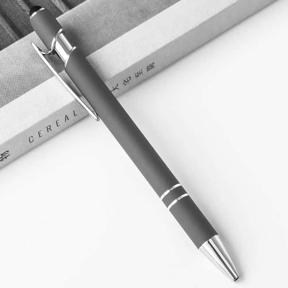 Изысканная мода кнопка шариковая ручка пресс-перо для рекламного подарка ручка металл шариковая ручка Офис Школьные принадлежности - Цвет: A-a45c