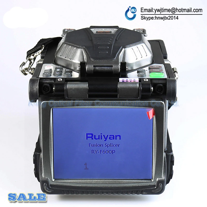 

Fiber Optic Splicing Machine Fusion Splicer Fusionadora de Fibra Optica RY600P Patch Cord with Optic Fiber Cleaver RY-F600